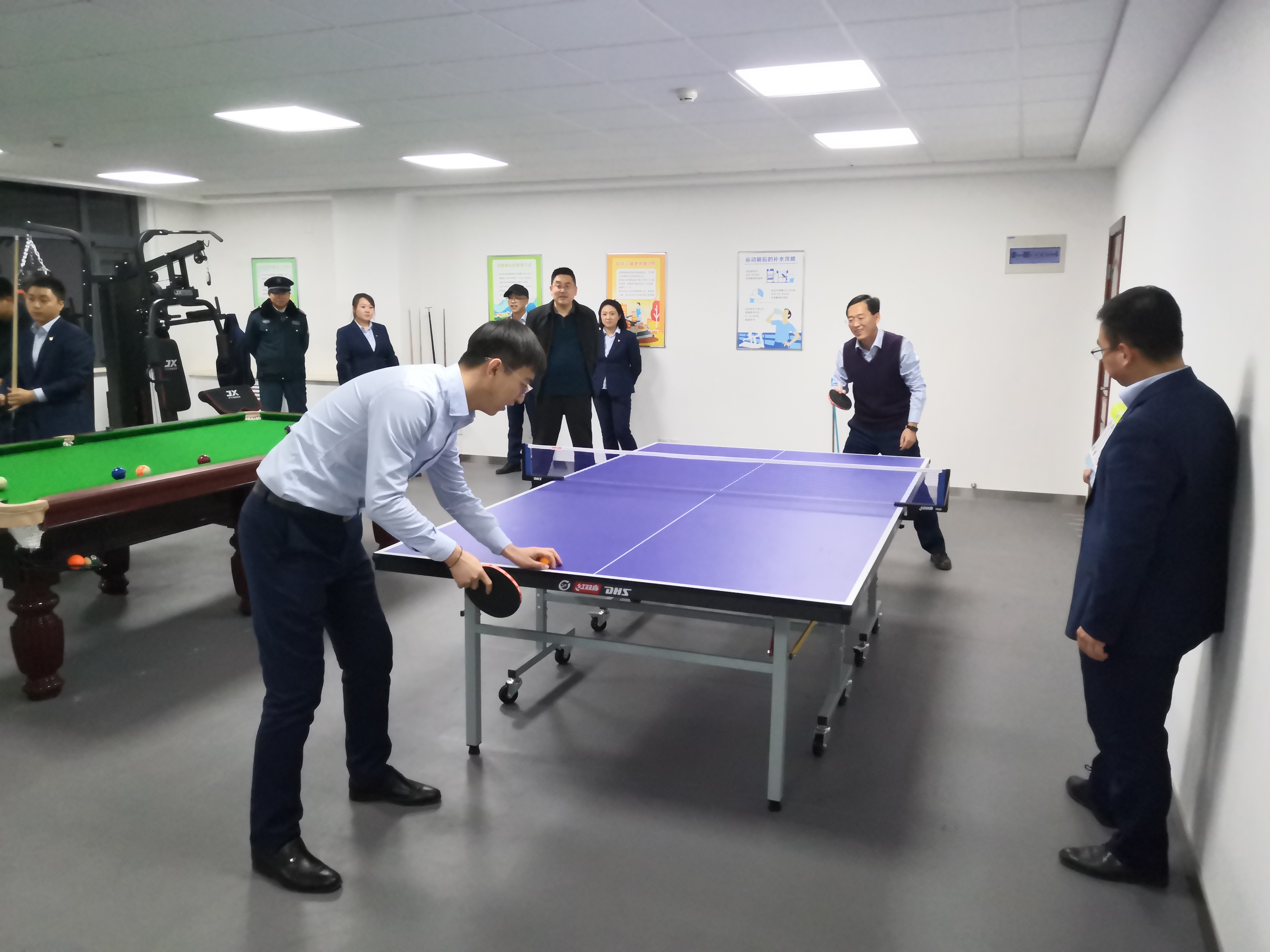 泓源公司舉辦“慶元旦、迎新春”職工乒乓球臺球比賽(圖4)